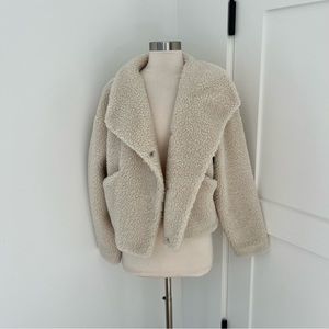 Abercrombie fuzzy jacket